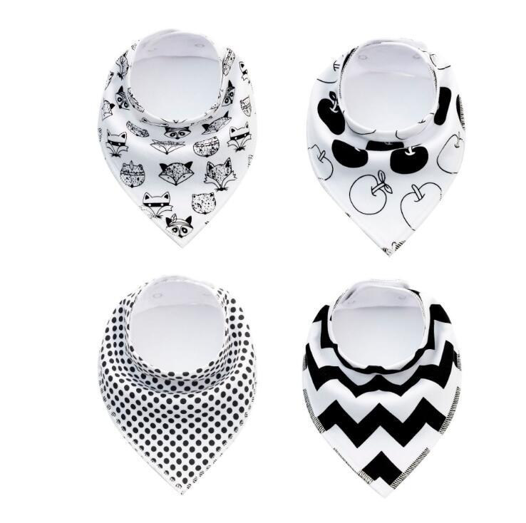 4‑Pack Bandana Bibs - Little Luppo