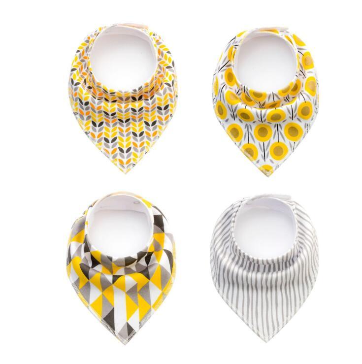 4‑Pack Bandana Bibs - Little Luppo