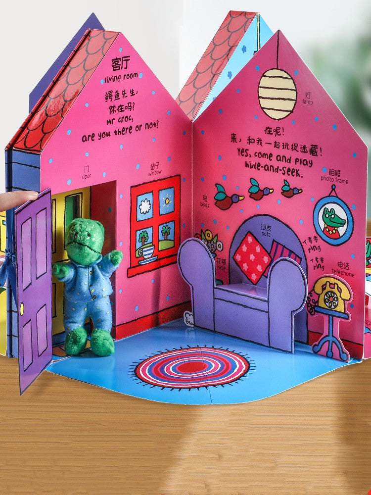 3D Baby Playhouse Pop‑Up Book - Little Luppo