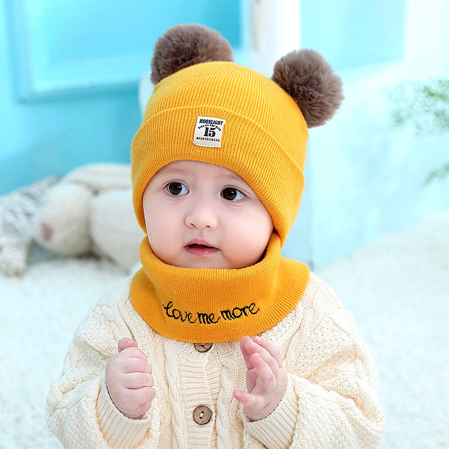 Baby Wool Knit Beanie - Little Luppo