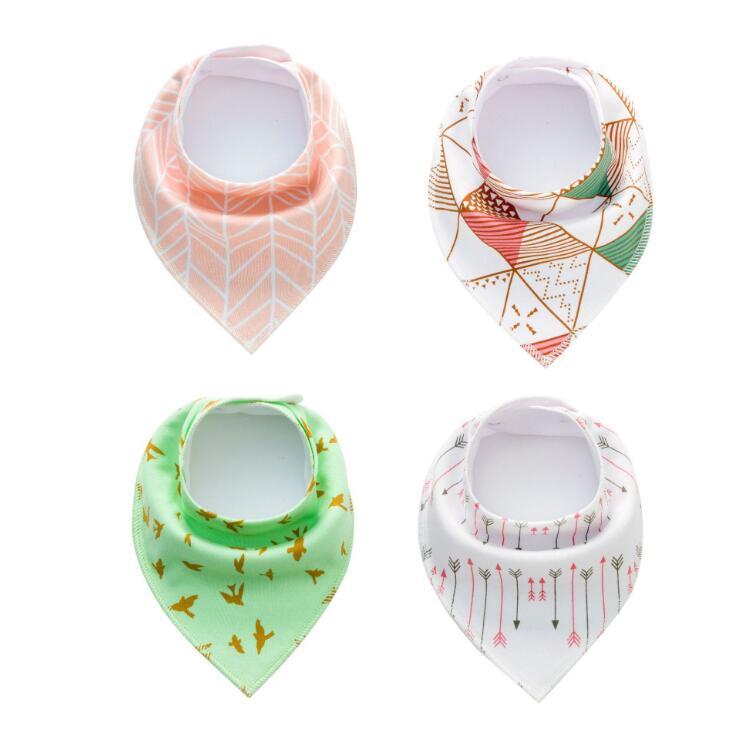 4‑Pack Bandana Bibs - Little Luppo