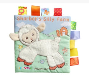 Animal Embroidery Baby Cloth Books - Little Luppo
