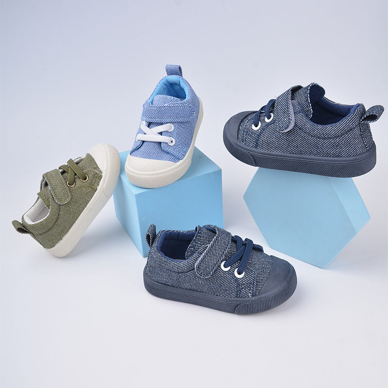 Anti‑Slip Baby Plimsolls - Little Luppo
