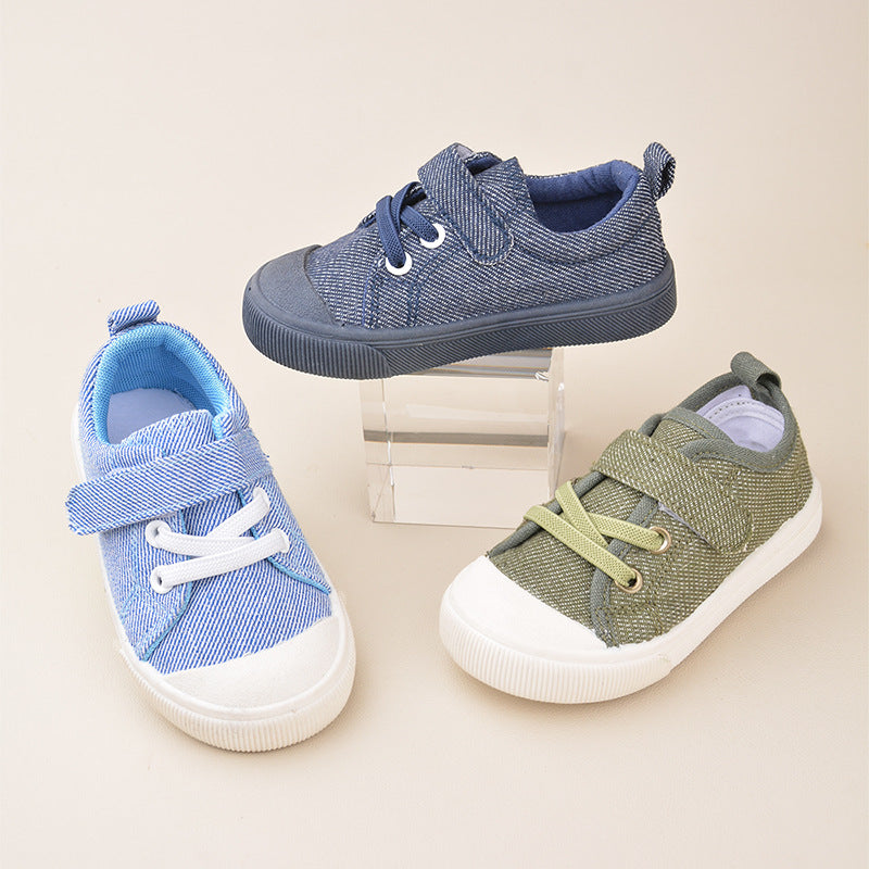 Anti‑Slip Baby Plimsolls - Little Luppo