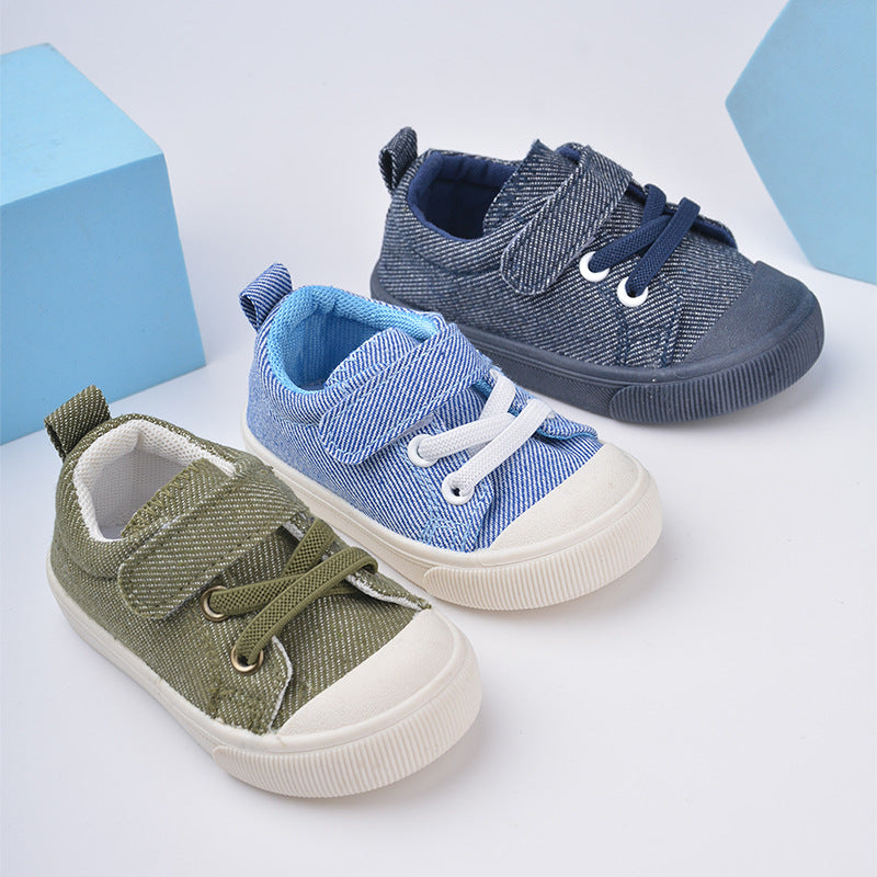 Anti‑Slip Baby Plimsolls - Little Luppo