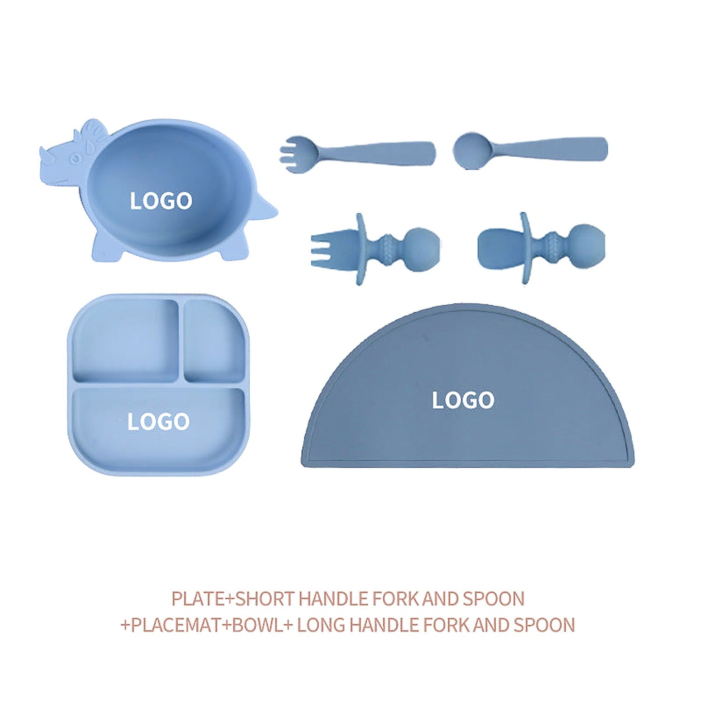 Silicone Baby Tableware - Little Luppo