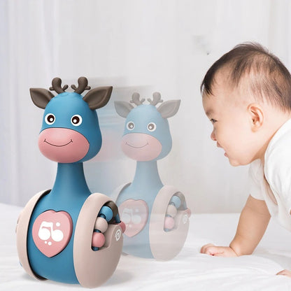 Sliding Deer Baby Rattle Tumbler - Little Luppo
