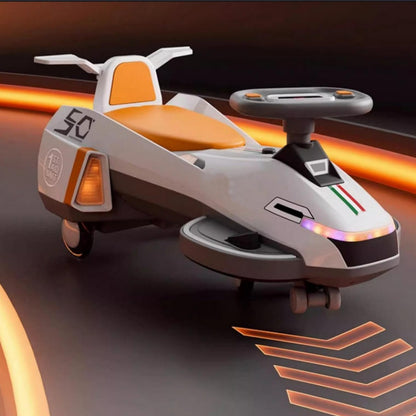 Electric Ride On Wiggle Car For Kids Toddlers With Light - View 0