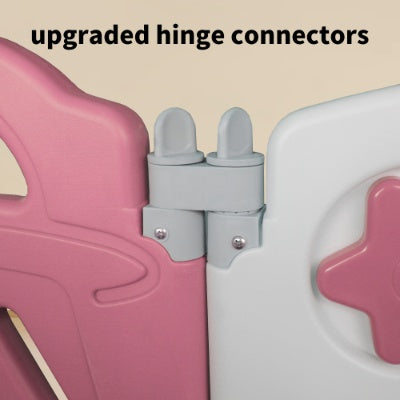Panel Foldable Baby Playpen with Safety Gate - Little Luppo