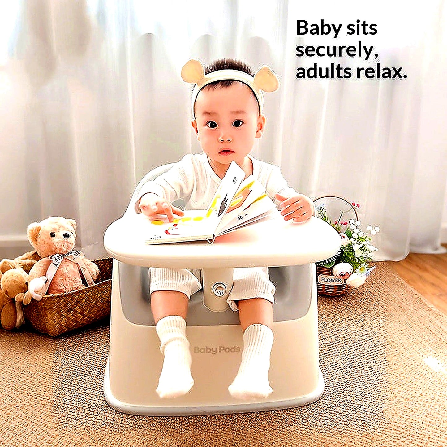 Convertible Baby High Chair - Premium Room Essentials for Babies | Little Luppo