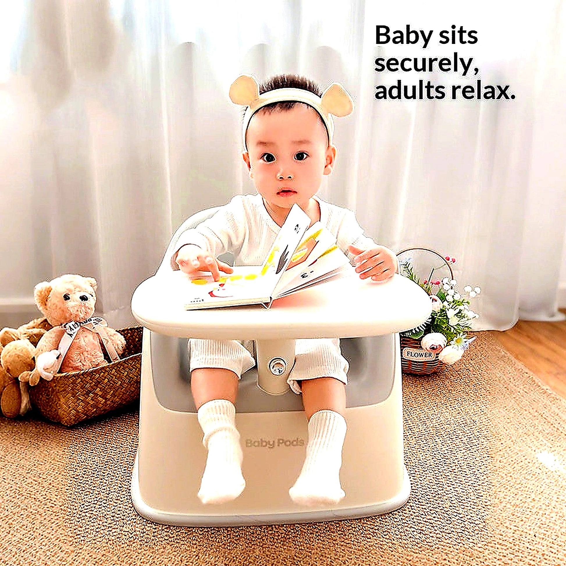 Convertible Baby High Chair - Premium Room Essentials for Babies | Little Luppo