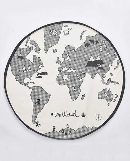 World Map Baby Crawling Play Mat - Little Luppo