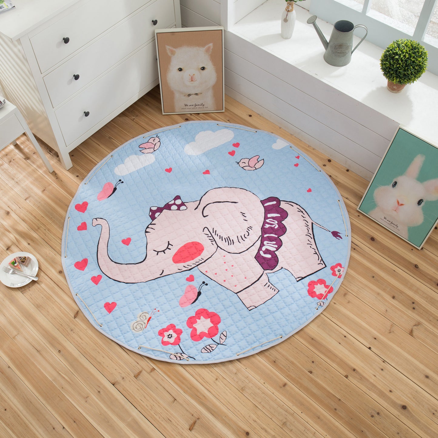 Round Baby Crawling Play Mat - Little Luppo