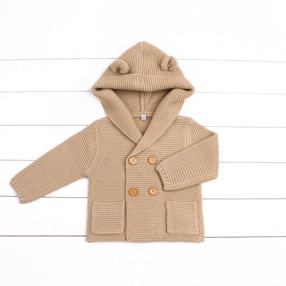 Boys’ Hooded Cardigan Sweater - Little Luppo