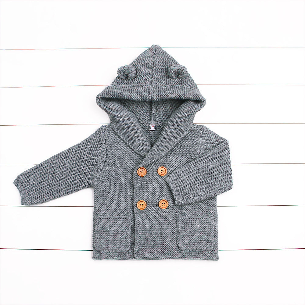 Boys’ Hooded Cardigan Sweater - Little Luppo