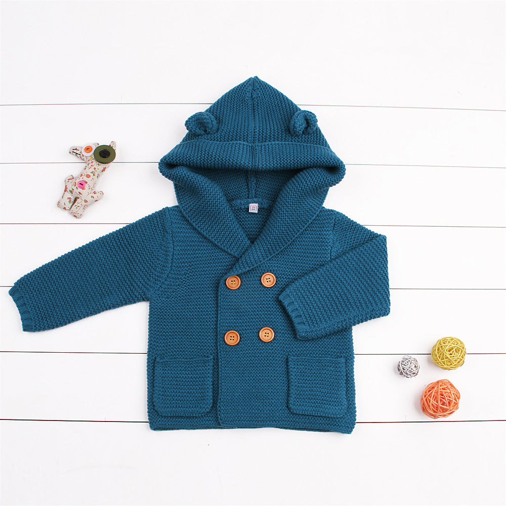 Boys’ Hooded Cardigan Sweater - Little Luppo