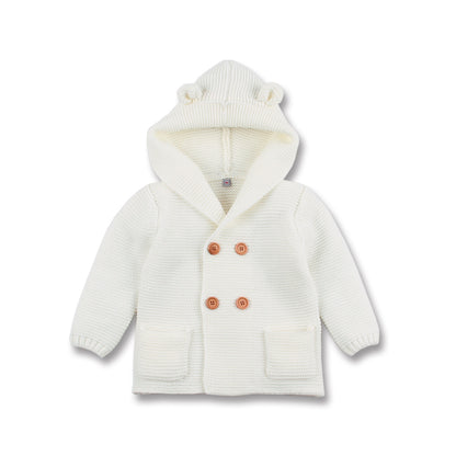 Boys’ Hooded Cardigan Sweater - Little Luppo