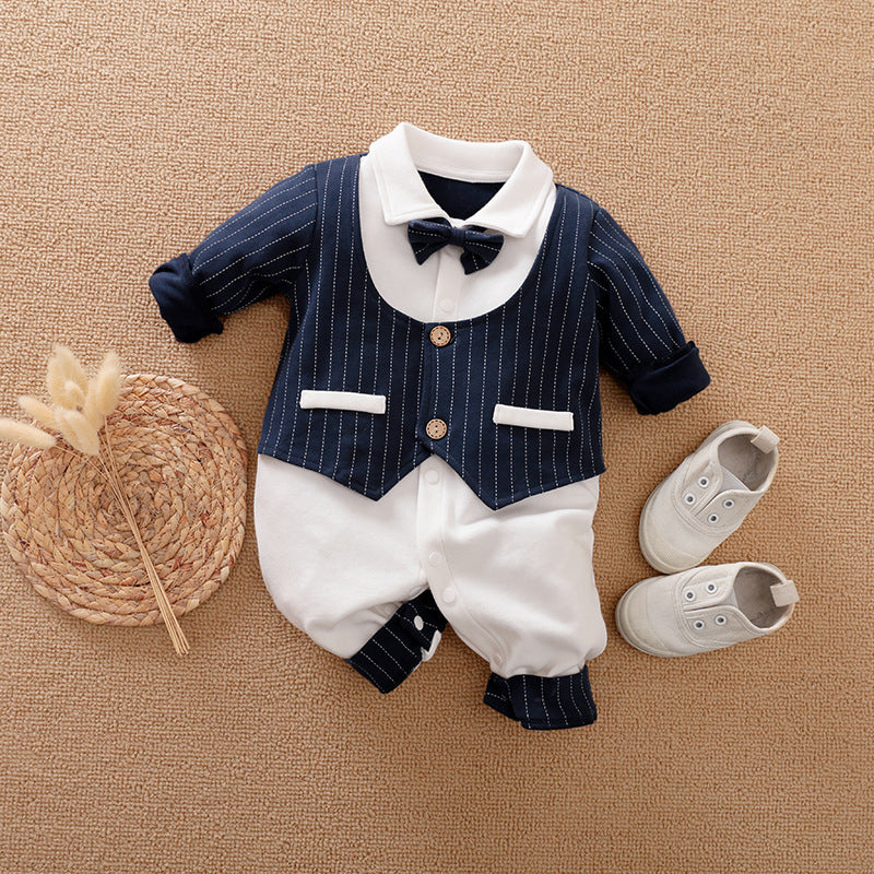 Soft Cotton Long‑Sleeve Baby Bodysuit - Little Luppo