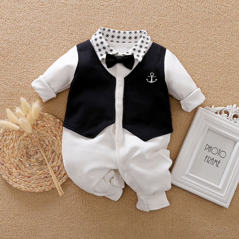 Soft Cotton Long‑Sleeve Baby Bodysuit - Little Luppo