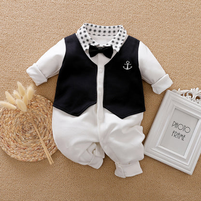 Soft Cotton Long‑Sleeve Baby Bodysuit - Little Luppo