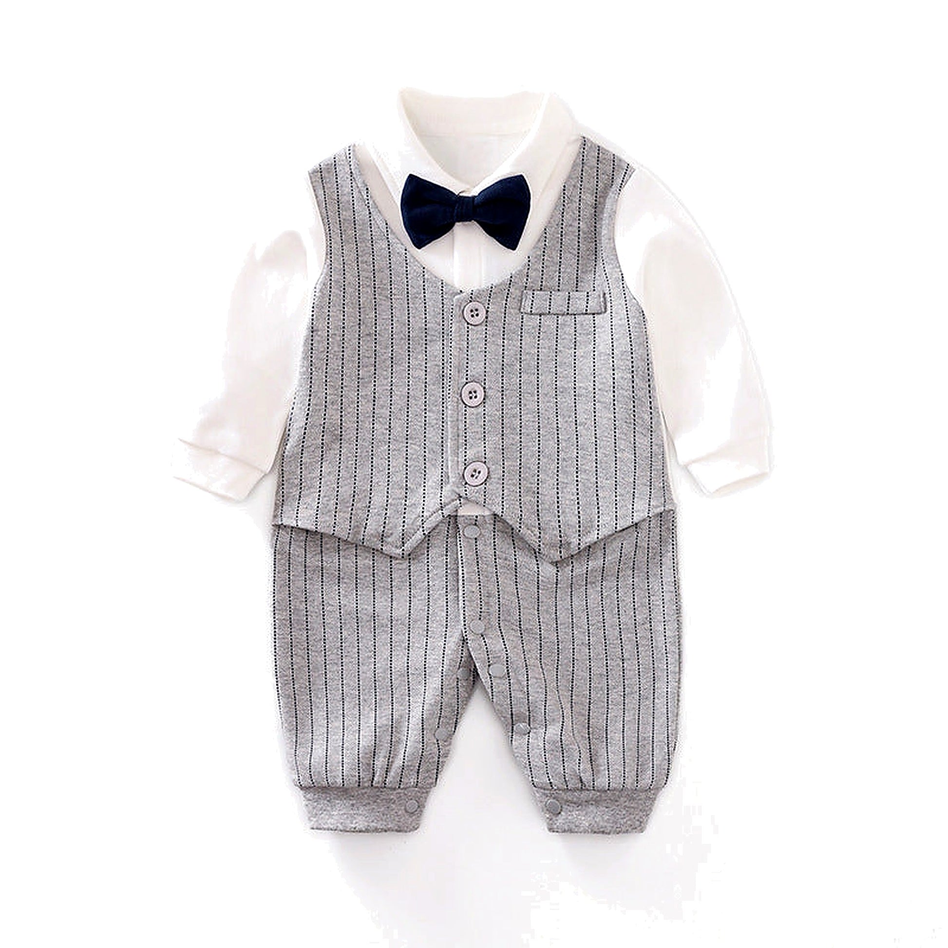 Soft Cotton Long‑Sleeve Baby Bodysuit - Little Luppo