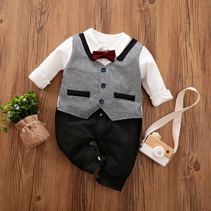 Soft Cotton Long‑Sleeve Baby Bodysuit - Little Luppo