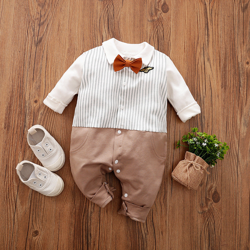 Soft Cotton Long‑Sleeve Baby Bodysuit - Little Luppo