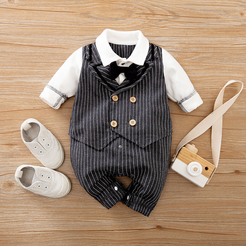 Soft Cotton Long‑Sleeve Baby Bodysuit - Little Luppo