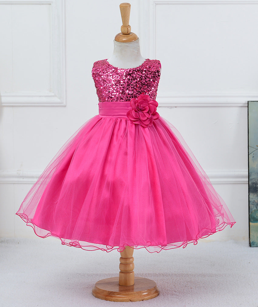 Baby Sequin Flower Girl Dress - Little Luppo