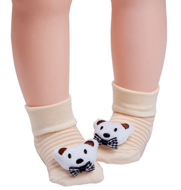 Cute Baby Animal Doll Baby Three-dimensional Socks - Little Luppo