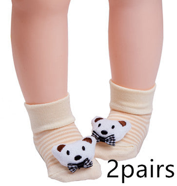 Cute Baby Animal Doll Baby Three-dimensional Socks - Little Luppo