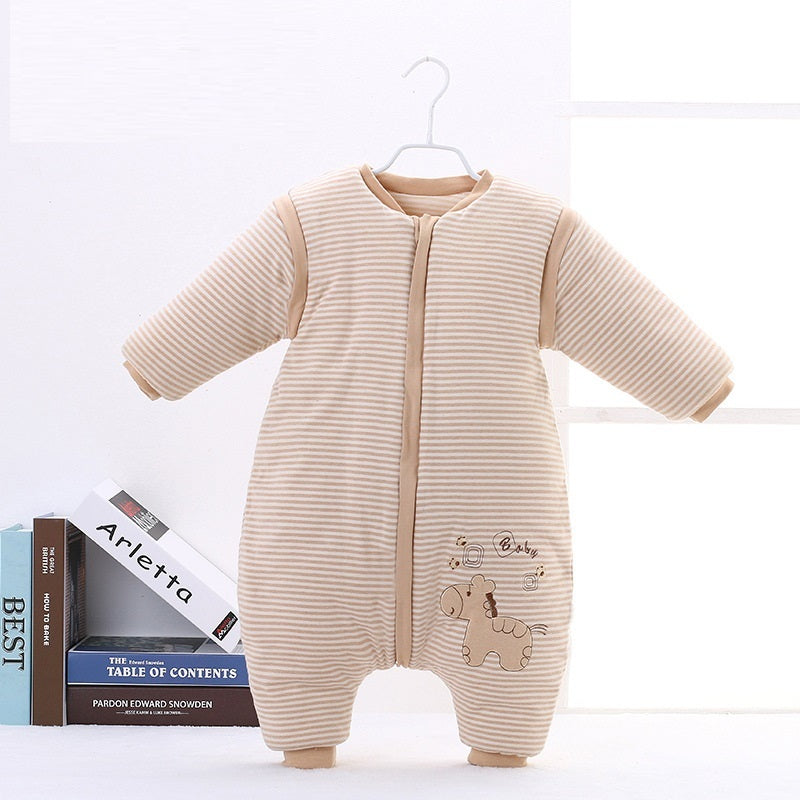 Cartoon Cotton Anti‑Kick Sleep Sack - Little Luppo
