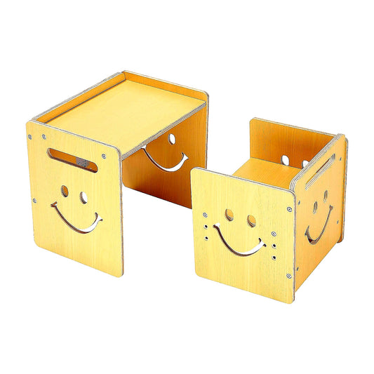 Montessori Weaning Table and Chair Set - Premium Room Essentials for Babies | Little Luppo