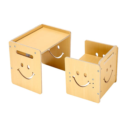 Montessori Weaning Table and Chair Set - View 6 | Little Luppo