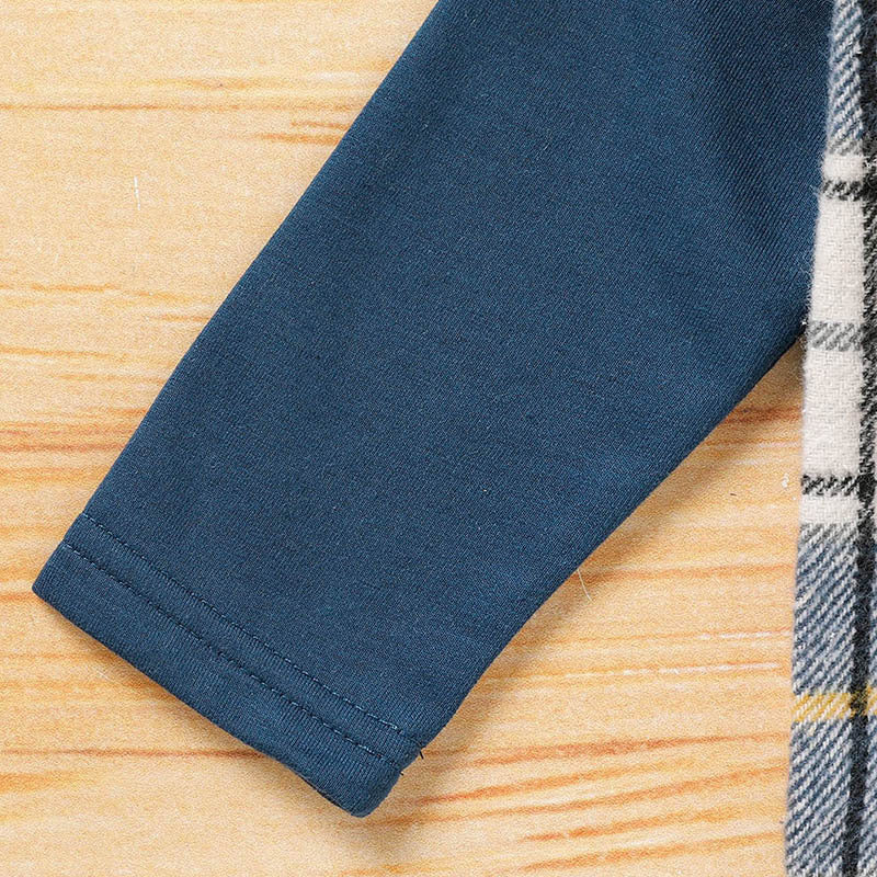 Boys’ Plaid Hoodie & Pants - Little Luppo