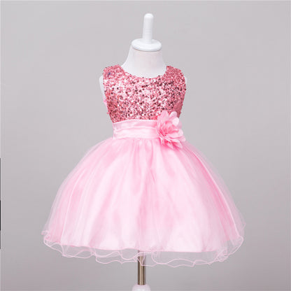 Baby Sequin Flower Girl Dress - Little Luppo