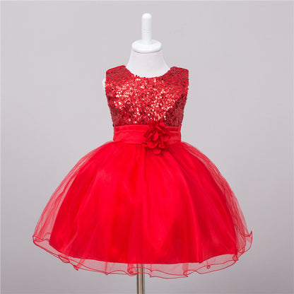 Baby Sequin Flower Girl Dress - Little Luppo