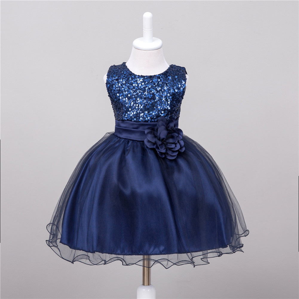 Baby Sequin Flower Girl Dress - Little Luppo
