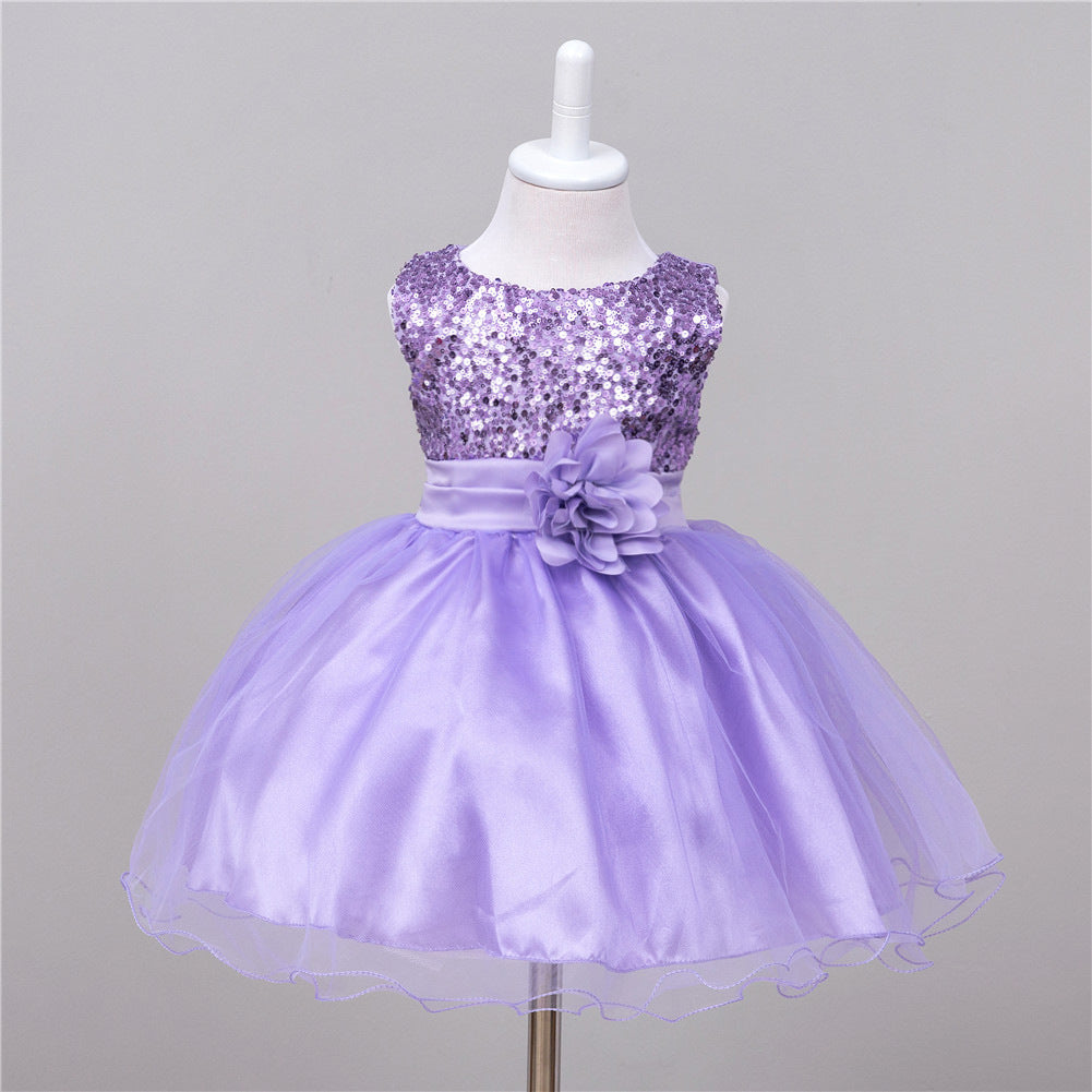 Baby Sequin Flower Girl Dress - Little Luppo
