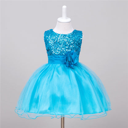 Baby Sequin Flower Girl Dress - Little Luppo