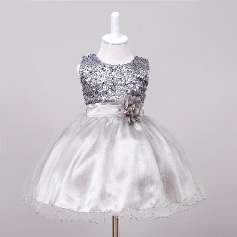 Baby Sequin Flower Girl Dress - Little Luppo