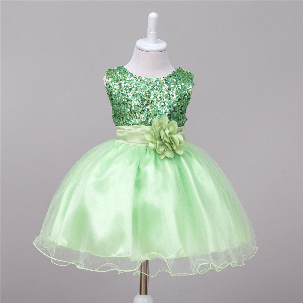 Baby Sequin Flower Girl Dress - Little Luppo