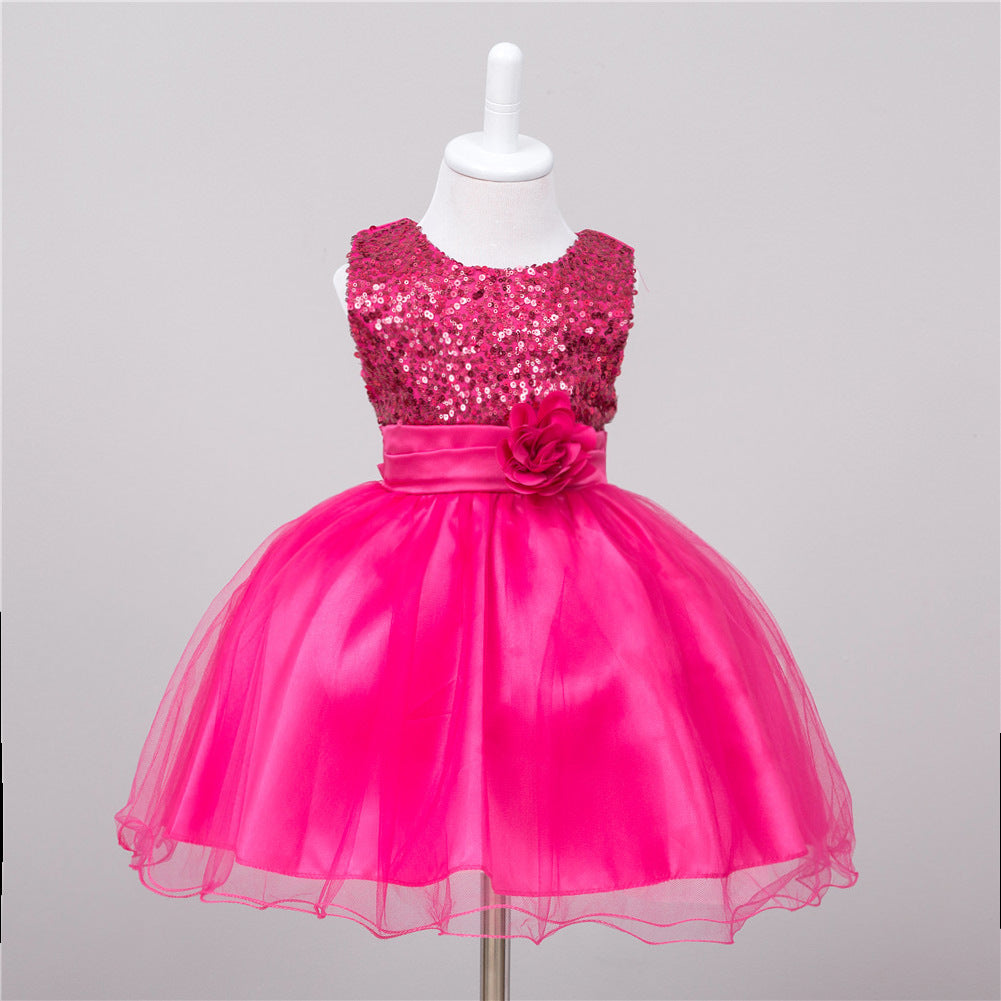 Baby Sequin Flower Girl Dress - Little Luppo