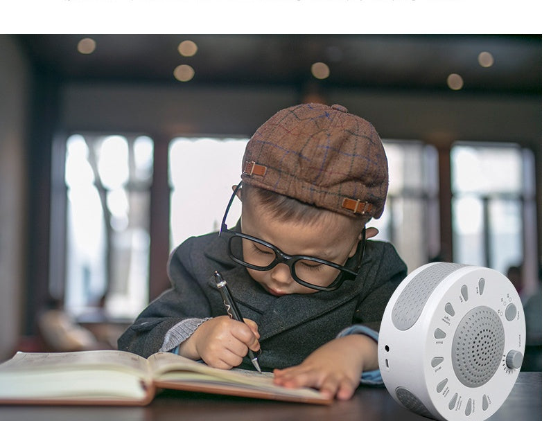 Baby Sleep Soothers Sound Machine White Noise Record Voice Sensor with 9 Soothing Sound Auto-off Timer For Home Office Travel - Little Luppo