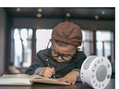 Baby Sleep Soothers Sound Machine White Noise Record Voice Sensor with 9 Soothing Sound Auto-off Timer For Home Office Travel - Little Luppo