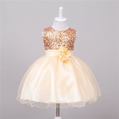 Baby Sequin Flower Girl Dress - Little Luppo