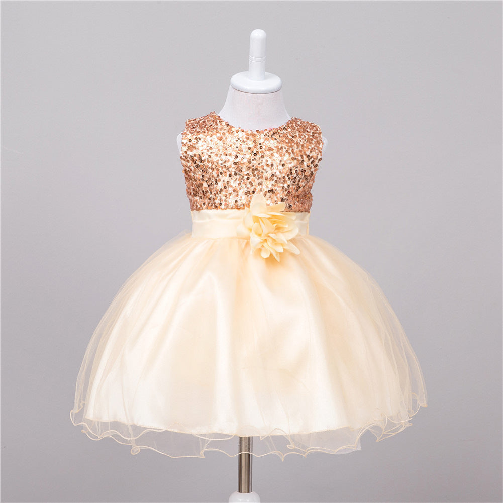 Baby Sequin Flower Girl Dress - Little Luppo