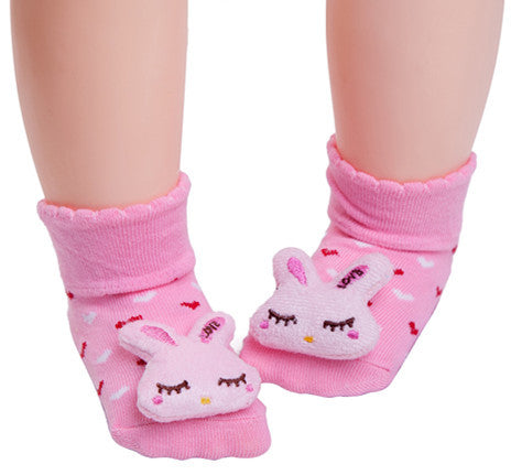 Cute Baby Animal Doll Baby Three-dimensional Socks - Little Luppo