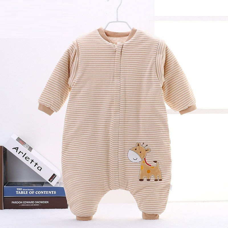 Cartoon Cotton Anti‑Kick Sleep Sack - Little Luppo