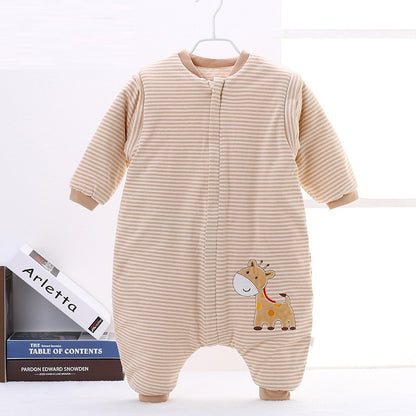 Cartoon Cotton Anti‑Kick Sleep Sack - Little Luppo